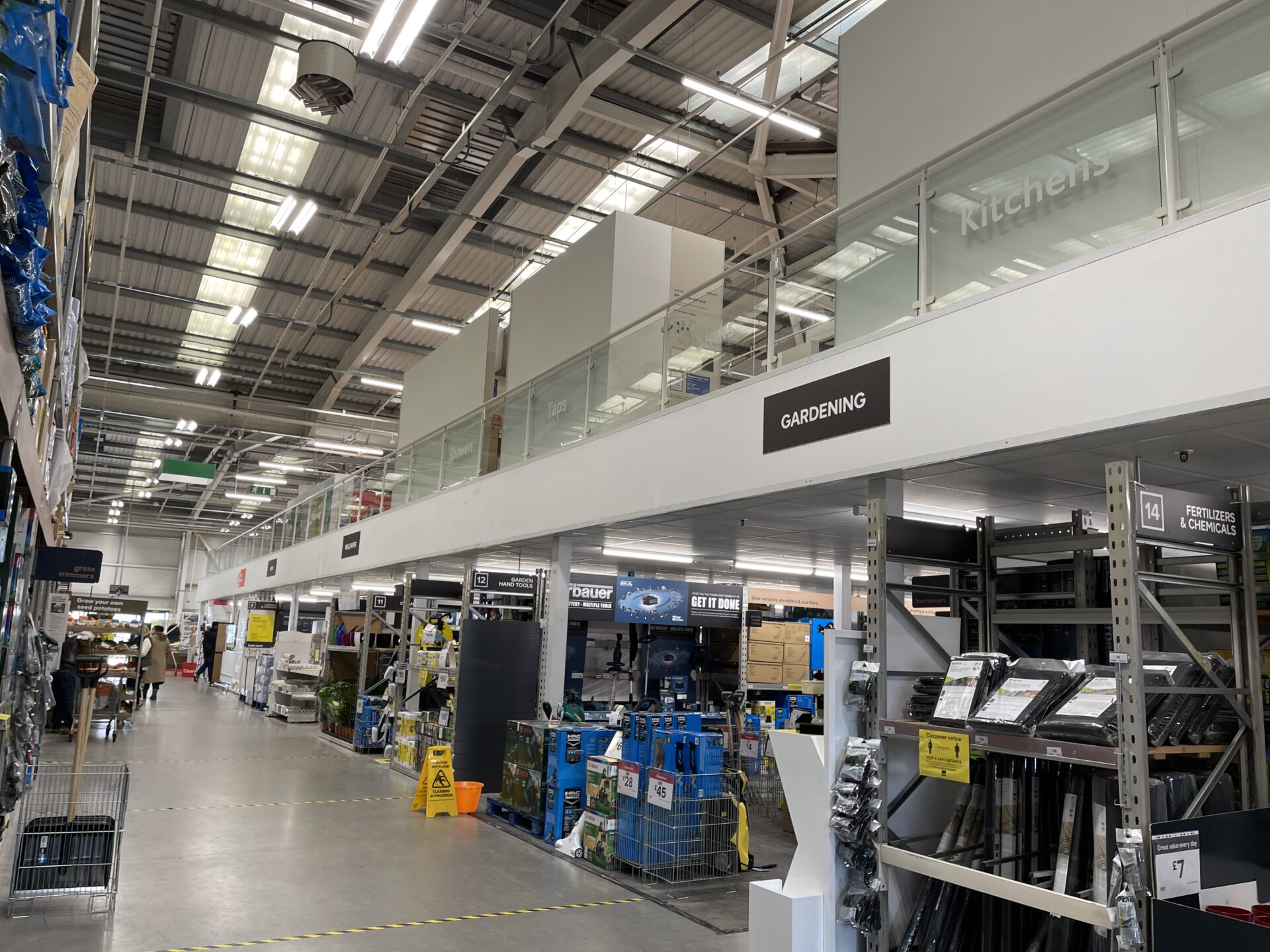 B&Q Torquay mezzanine floor for B&Q Torquay