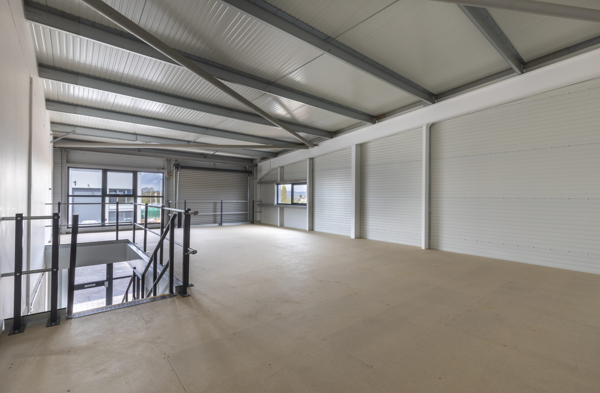 SkyPark Mezzanine Floor upper view of mezzanine floors in Slough