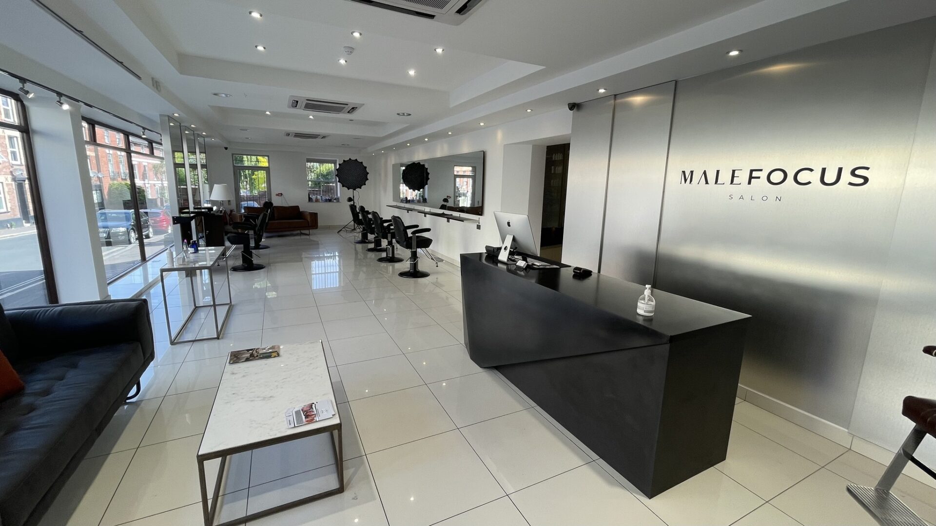 Business Interior of Male Focus Salon