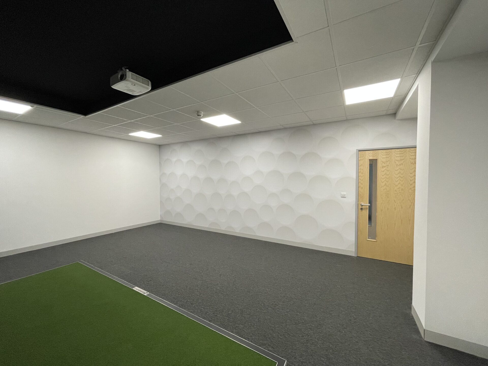 golf style feature wall studio golf style feature wall studio