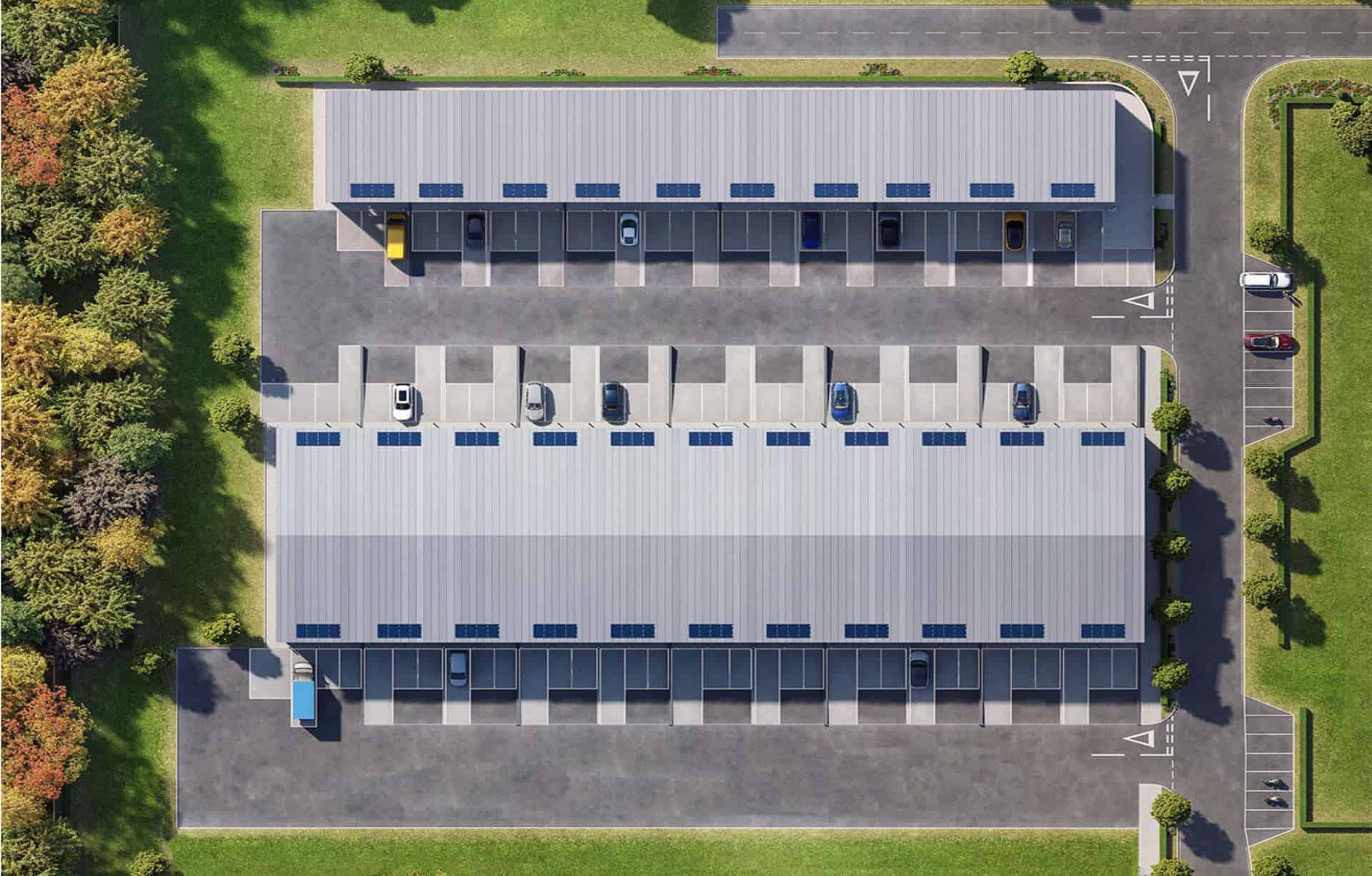 Westpark-siteplan WestPark Birdseye CAD view