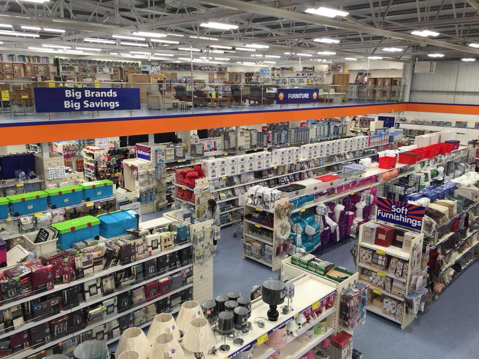 B&M retail mezzanine floor in Tiverton 7 B&M retail mezzanine floor in Tiverton